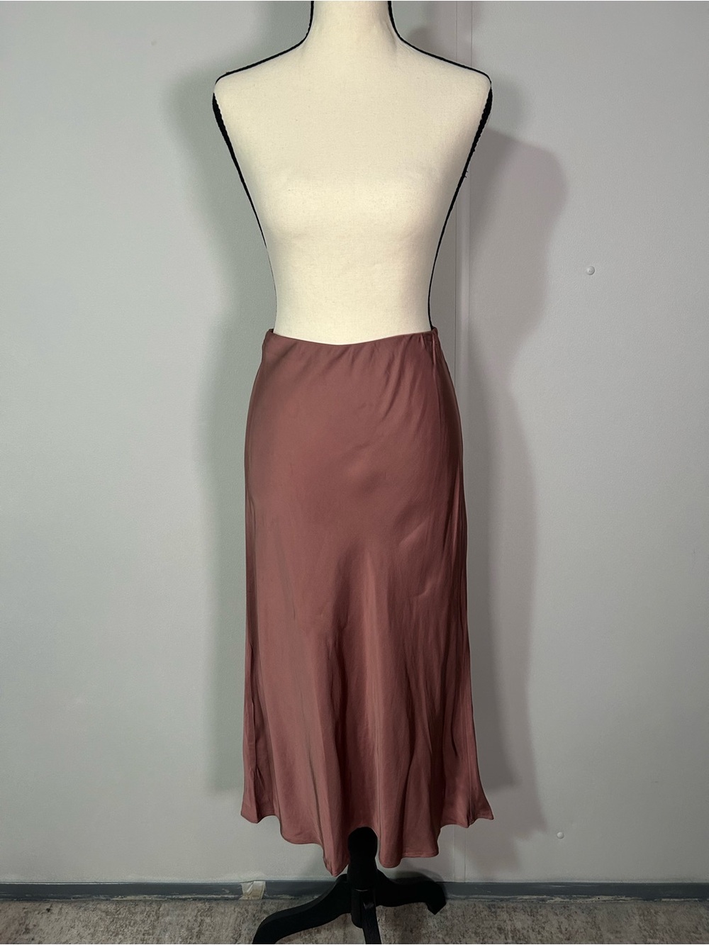 Victoria's Secret Mauve Bias-Cut Midi Skirt